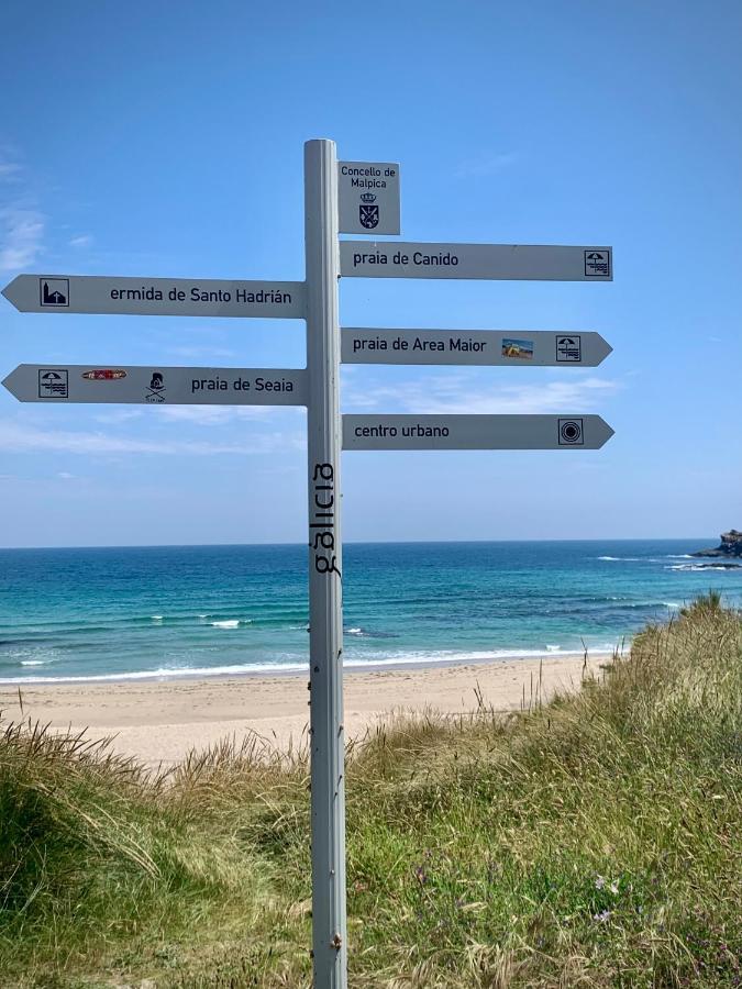 Canido Beach Malpica Eksteriør bilde